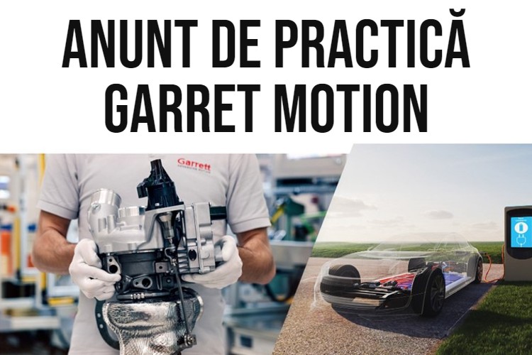 Anunt practică Garret Motion